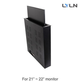 All - In - One Motorized 22inch Monitor Lift With HDMI Output , Automatic Opening And Closure