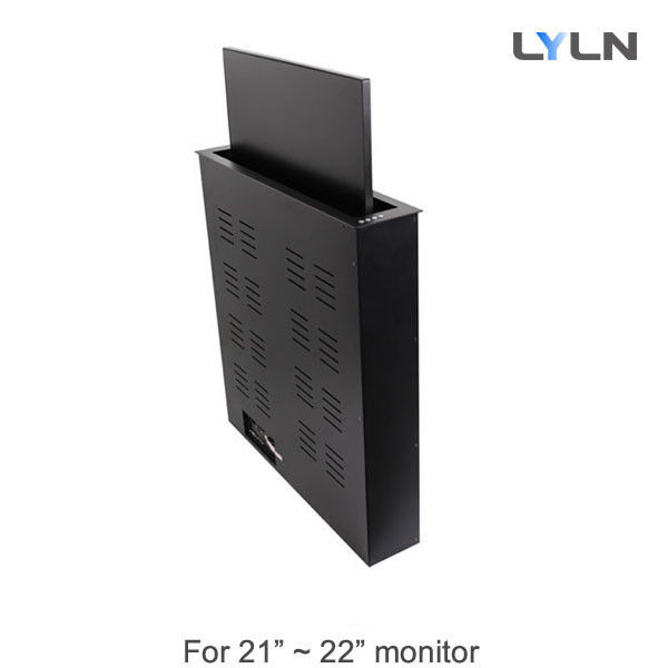 All - In - One Motorized 22inch Monitor Lift With HDMI Output , Automatic Opening And Closure